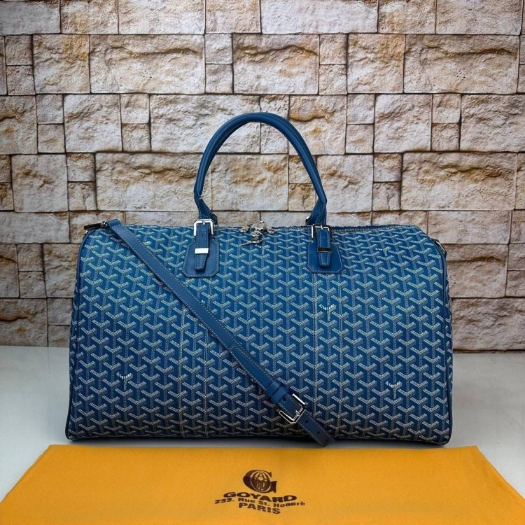 GOYARD BOSTON 50 TRAVEL BAG MAVİ